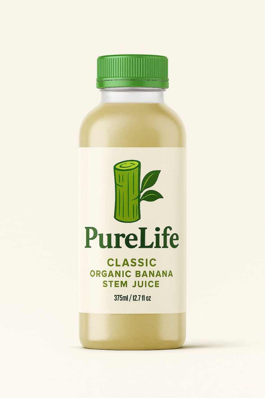 PureLife Organic Banana Stem Juice - Natural Health Drink